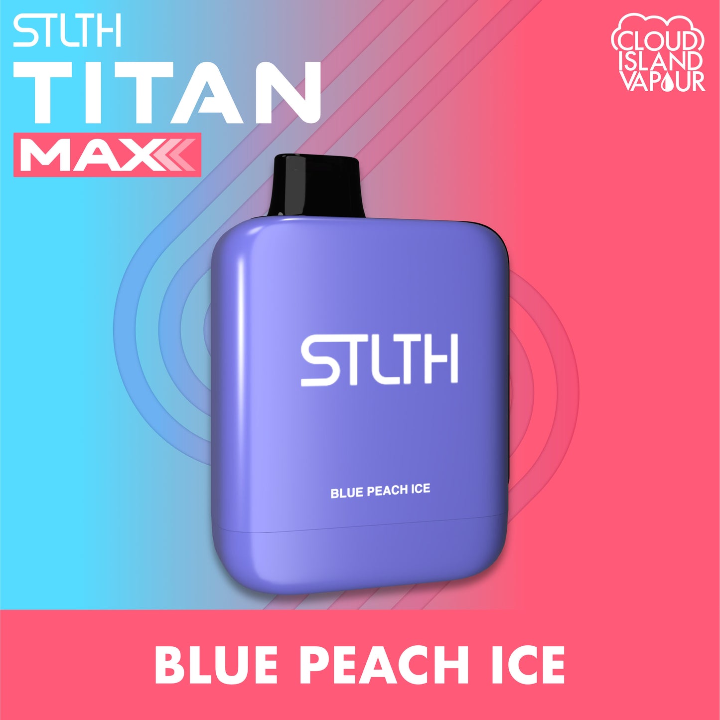 STLTH TITAN MAX Blue Peach Ice