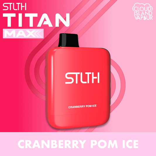 STLTH TITAN MAX Cranberry Pom Ice