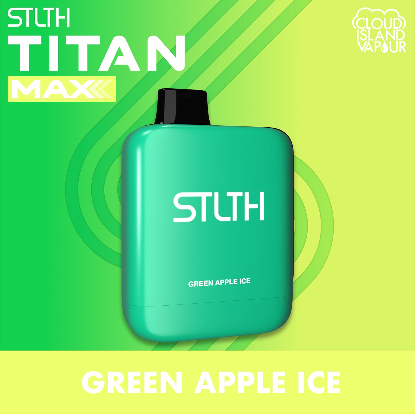 STLTH TITAN MAX Green Apple Ice
