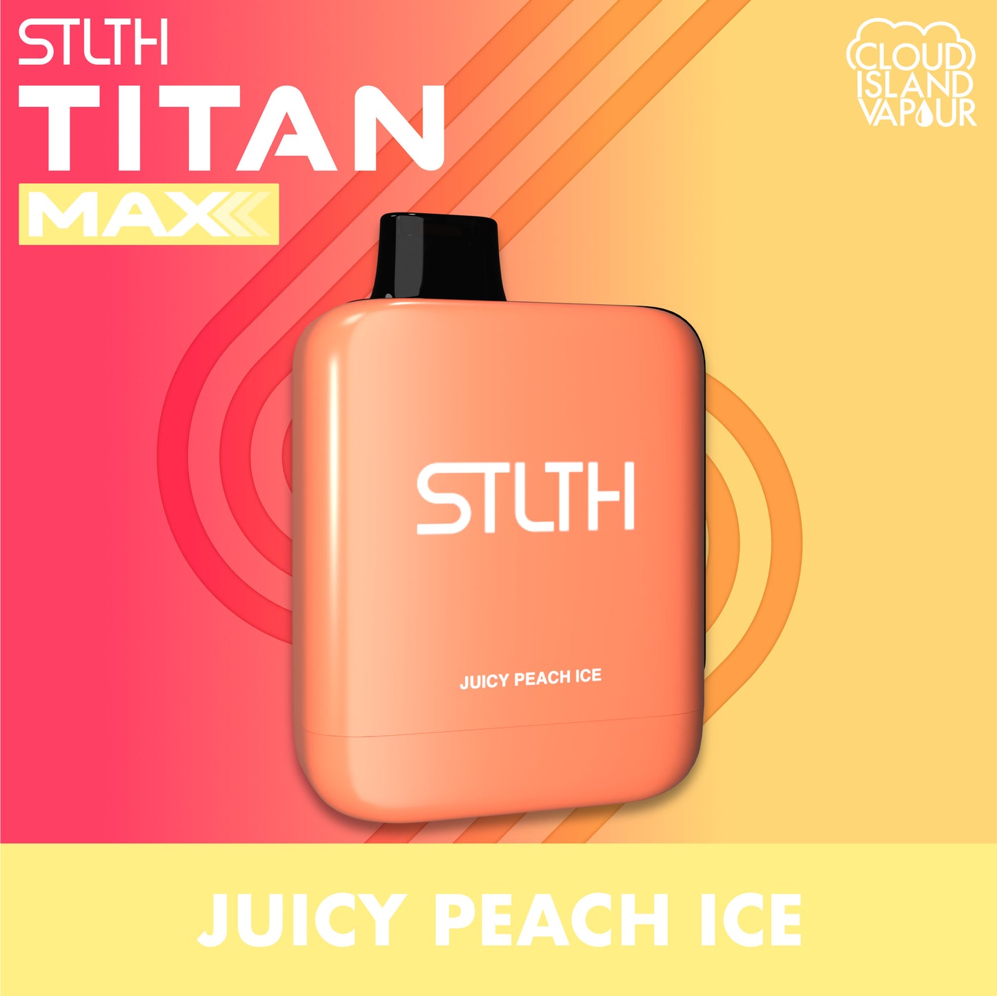 STLTH TITAN MAX Juicy Peach Ice