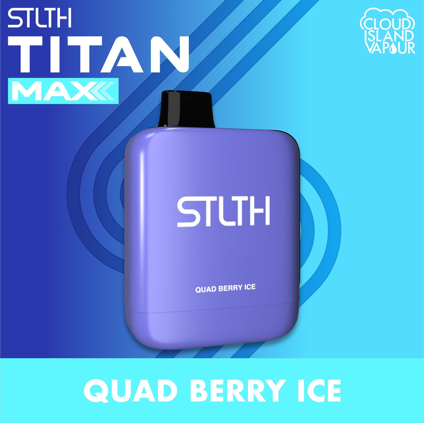 STLTH TITAN MAX Quad Berry Ice
