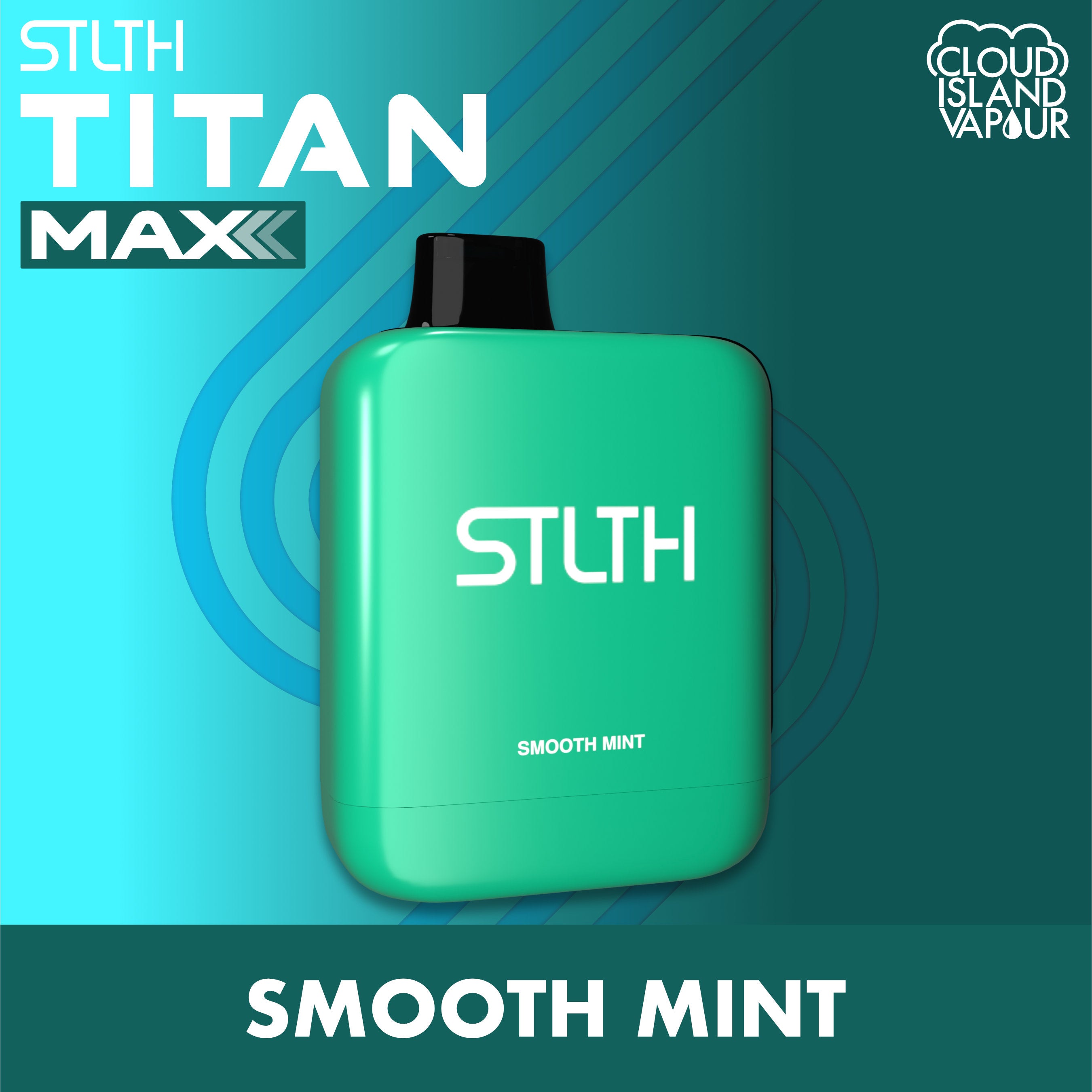 STLTH TITAN MAX Disposable Vape - Smooth Mint Cloud Island Vapour STLTH TITAN MAX Disposable Vape - Smooth Mint Cloud Island Vapour