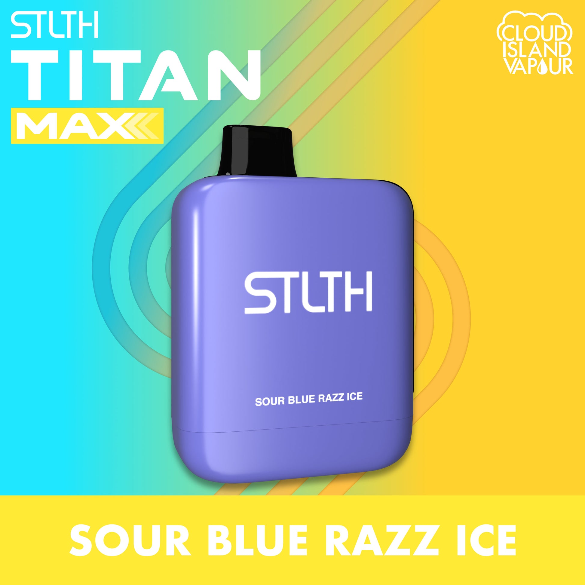 STLTH TITAN MAX Sour Blue Razz Ice