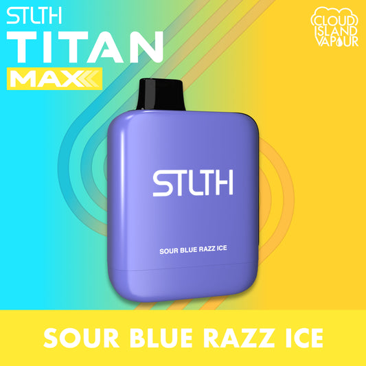 STLTH TITAN MAX Sour Blue Razz Ice