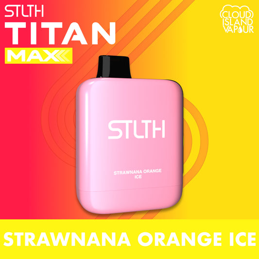 STLTH TITAN MAX Strawnana Orange Ice