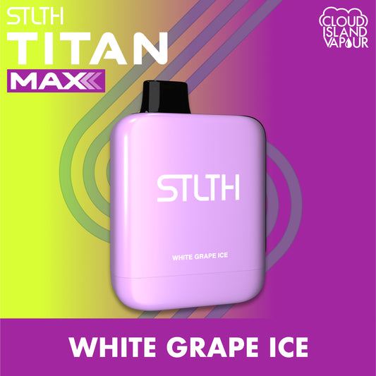 STLTH TITAN MAX White Grape Ice