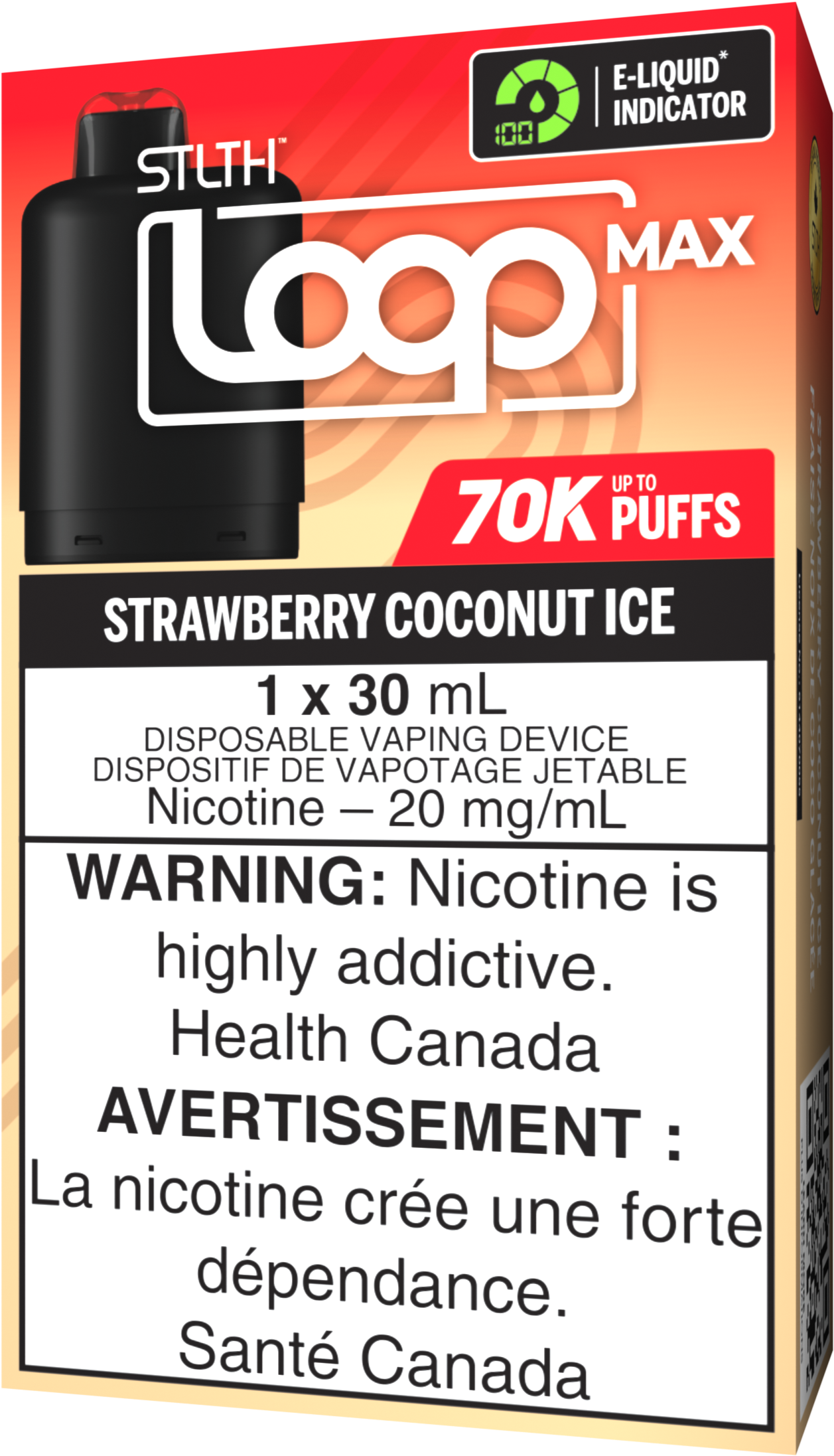 Strawberry Coconut Ice STLTH LOOP MAX Pod Pack