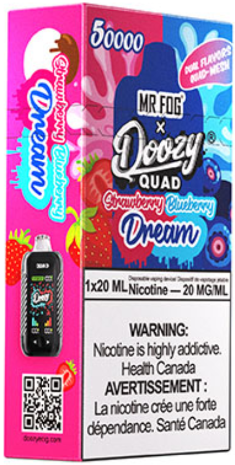 Strawberry Dream Blueberry Dream DOOZY QUAD Disposable