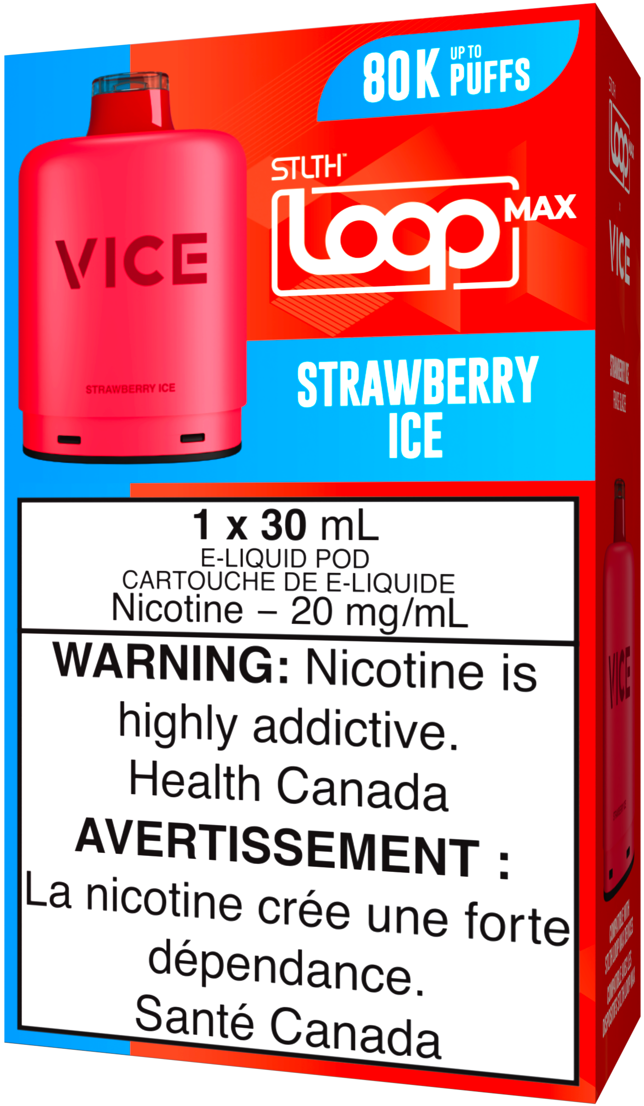 Strawberry Ice STLTH LOOP MAX X VICE Pod Pack