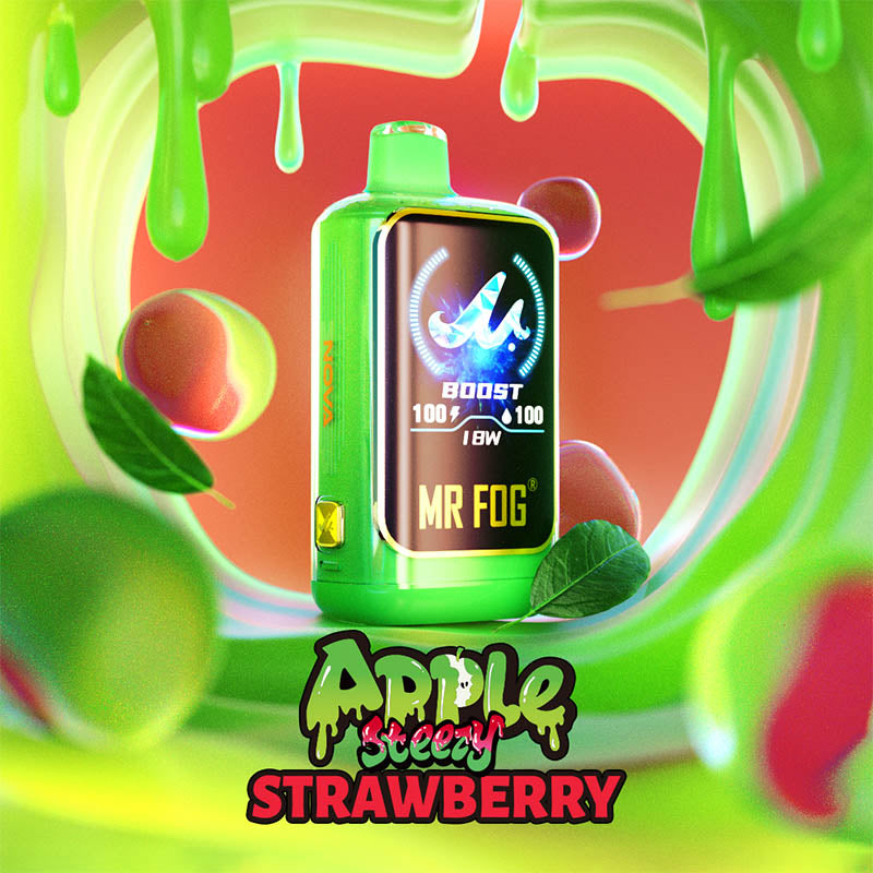 Strawberry MR FOG NOVA Apple Steezy Disposable Vape