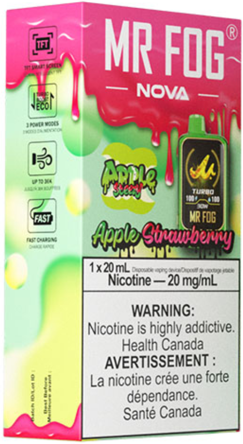 Strawberry MR FOG NOVA Apple Steezy