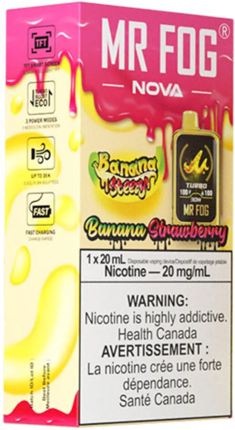 Strawberry MR FOG NOVA Banana Steezy