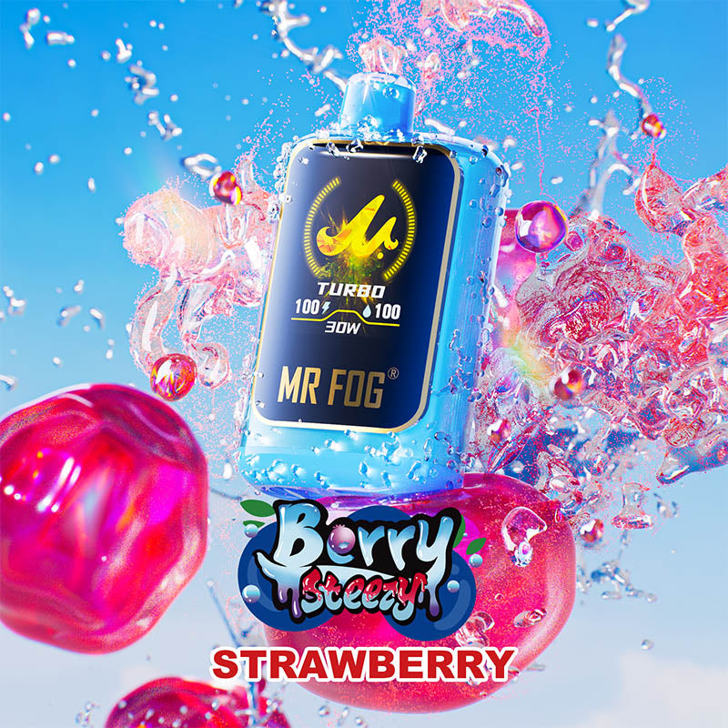 Strawberry MR FOG NOVA Berry Steezy Disposable Vape