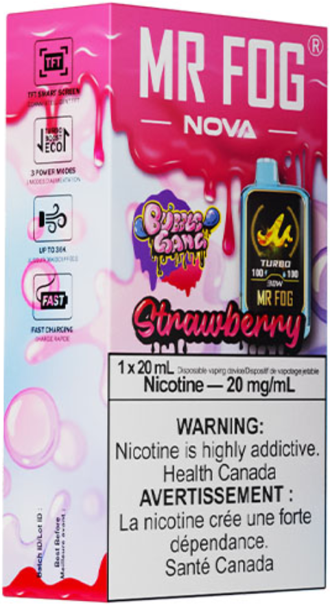 Strawberry MR FOG NOVA Bubble Gang