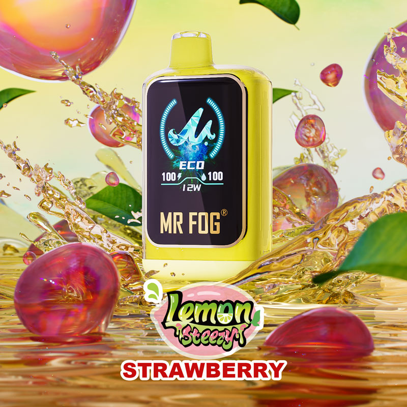 Strawberry MR FOG NOVA Lemon Steezy Disposable Vape