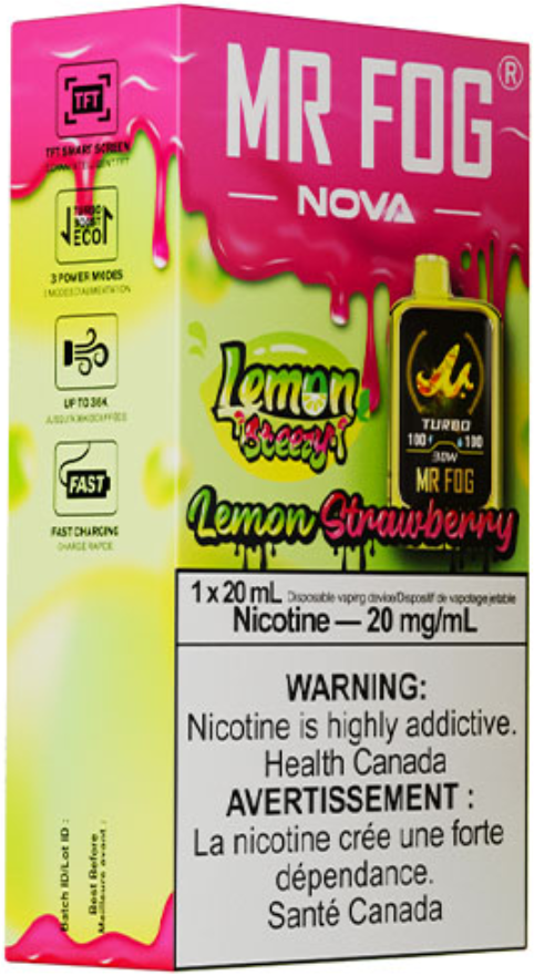 Strawberry MR FOG NOVA Lemon Steezy