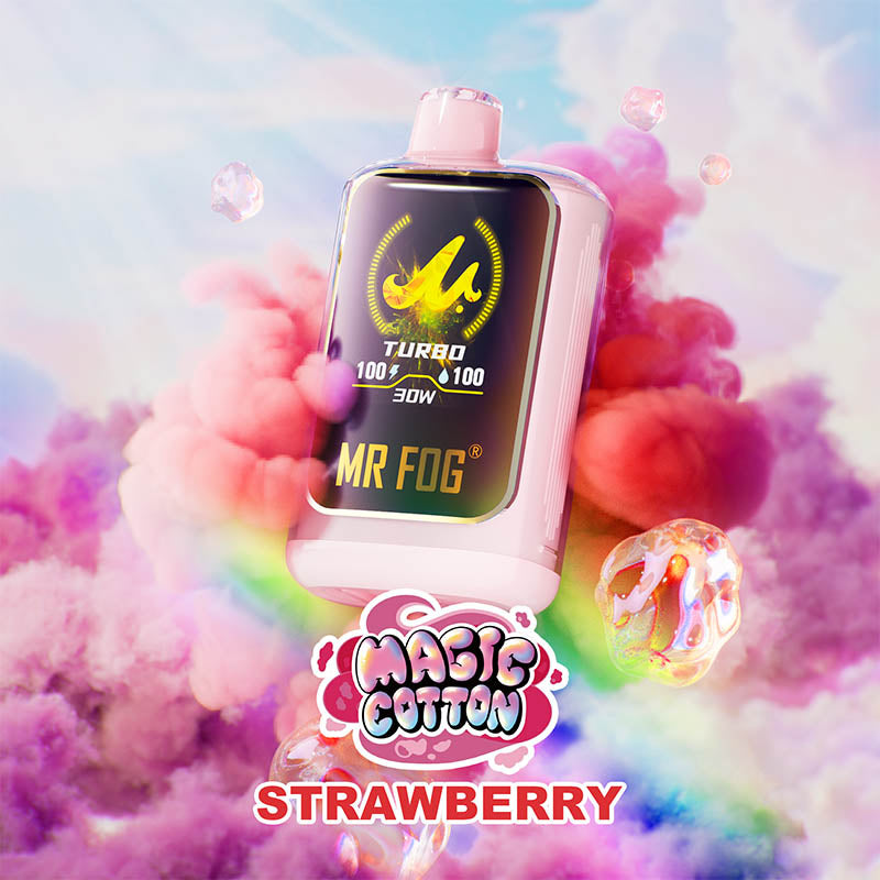 Strawberry MR FOG NOVA Magic Cotton Disposable Vape