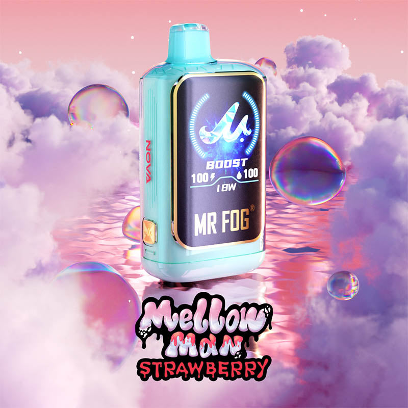 Strawberry MR FOG NOVA Mellow Man Disposable Vape