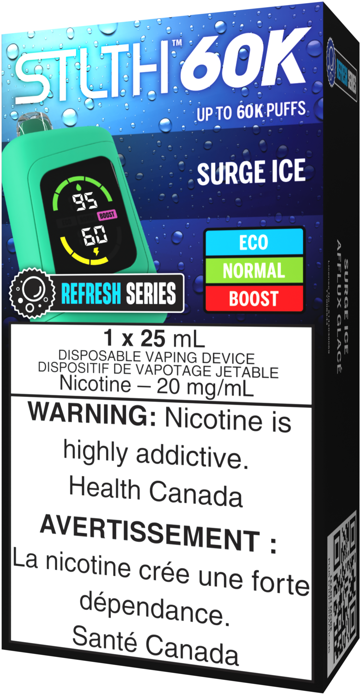 Surge Ice STLTH 60K Disposable Vape