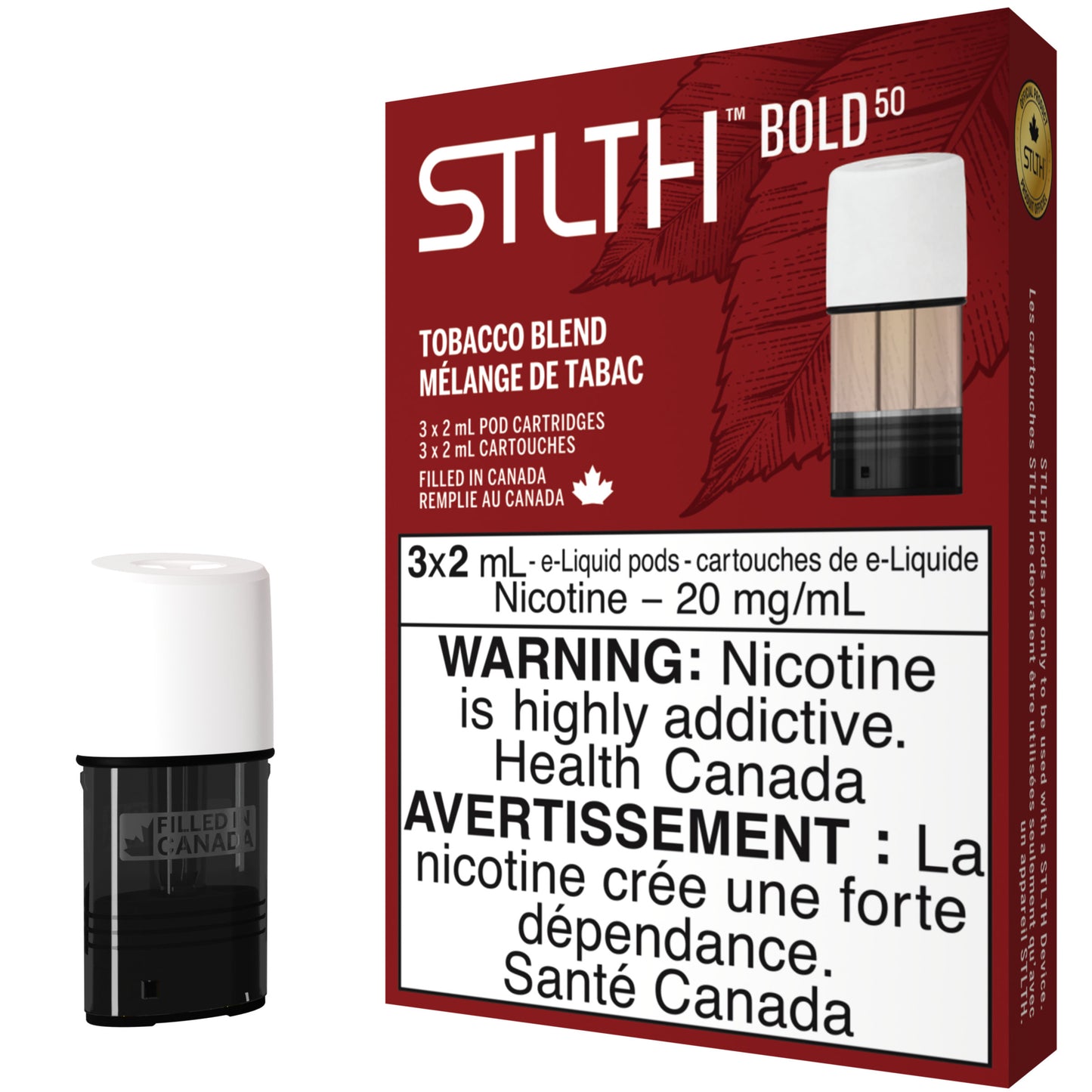 Tobacco Blend STLTH Pod Pack BOLD 50