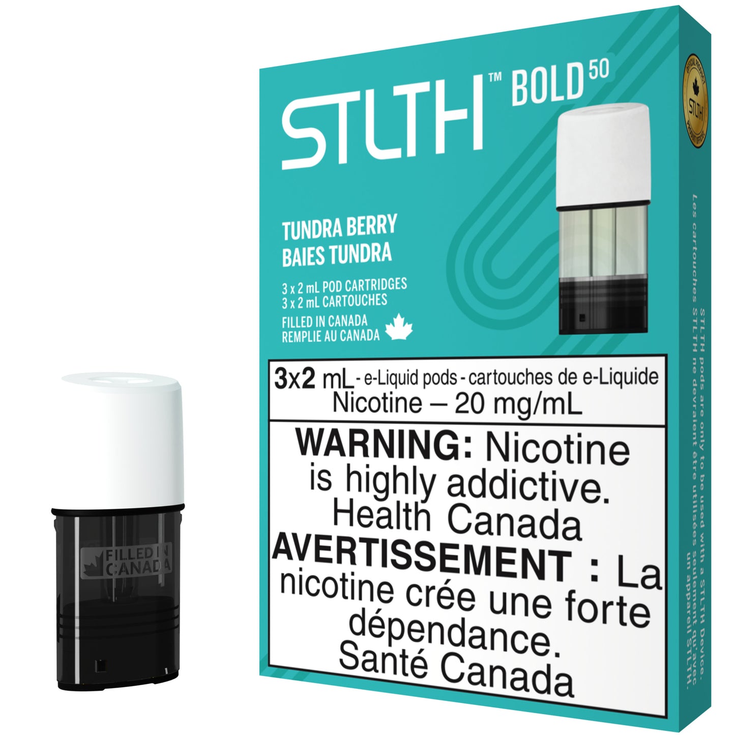 Tundra Berry STLTH Pod Pack BOLD 50