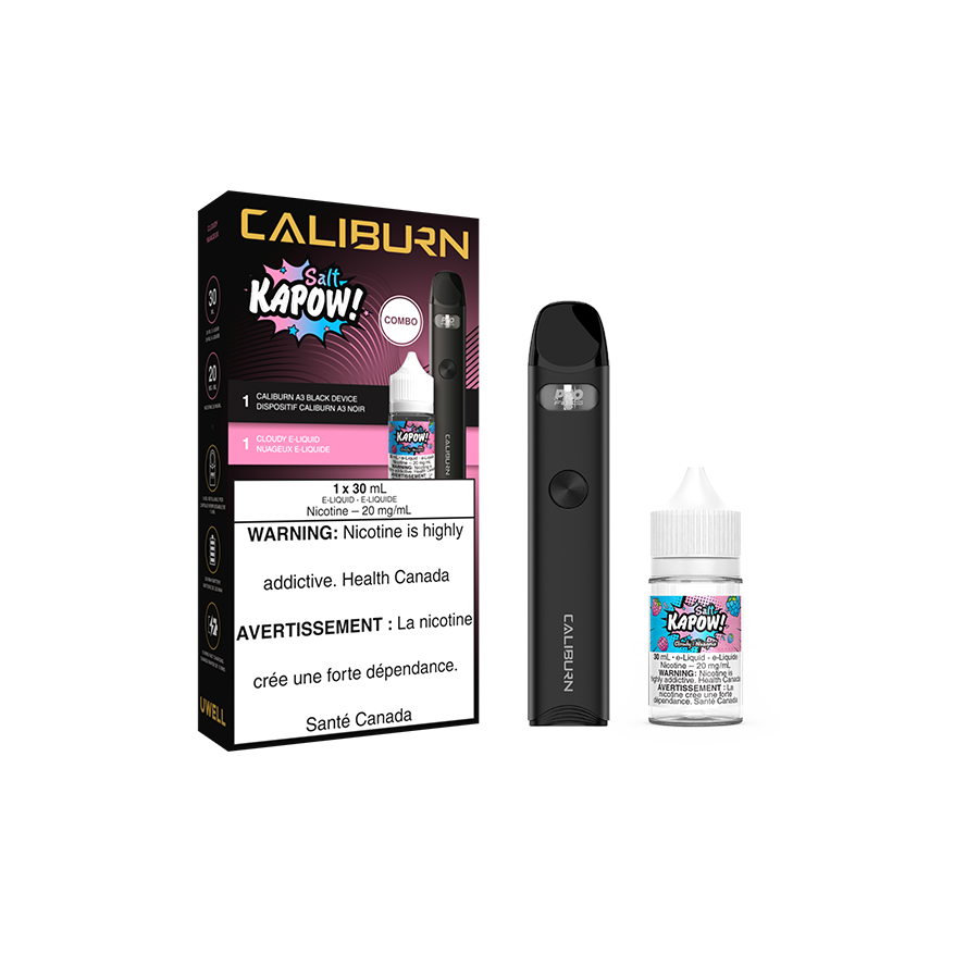 uwell caliburn salt nic UWELL CALIBURN A3 Pod Kit and Salt E-Liquid Bundle – Cloud Island Vapour