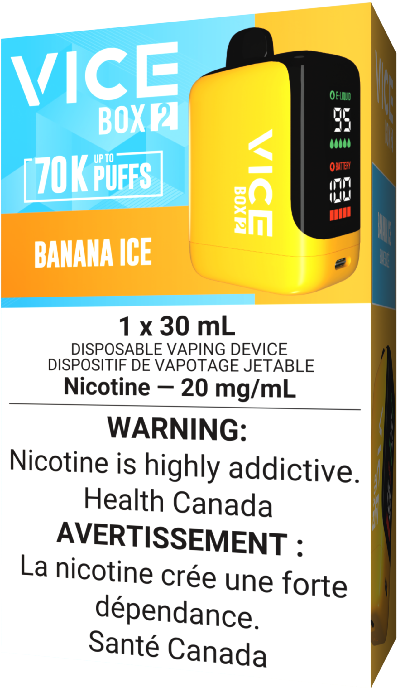 VICE BOX 2 70K Vape Banana Ice
