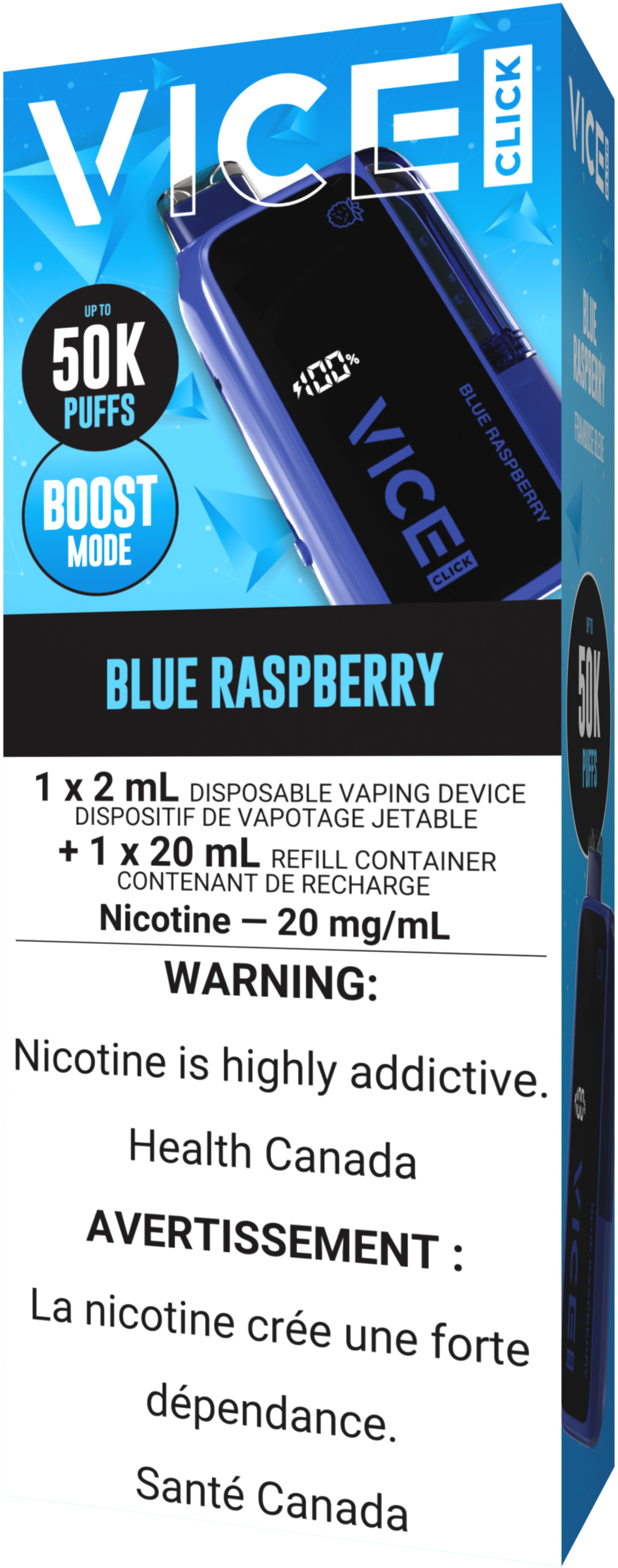 VICE CLICK Blue Raspberry