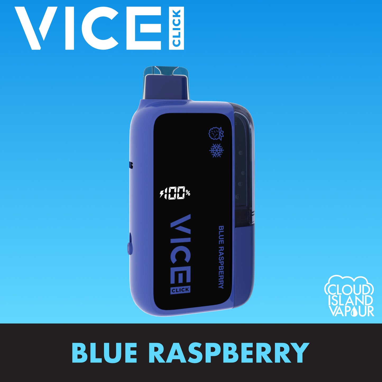 VICE CLICK Disposable Vape Blue Raspberry