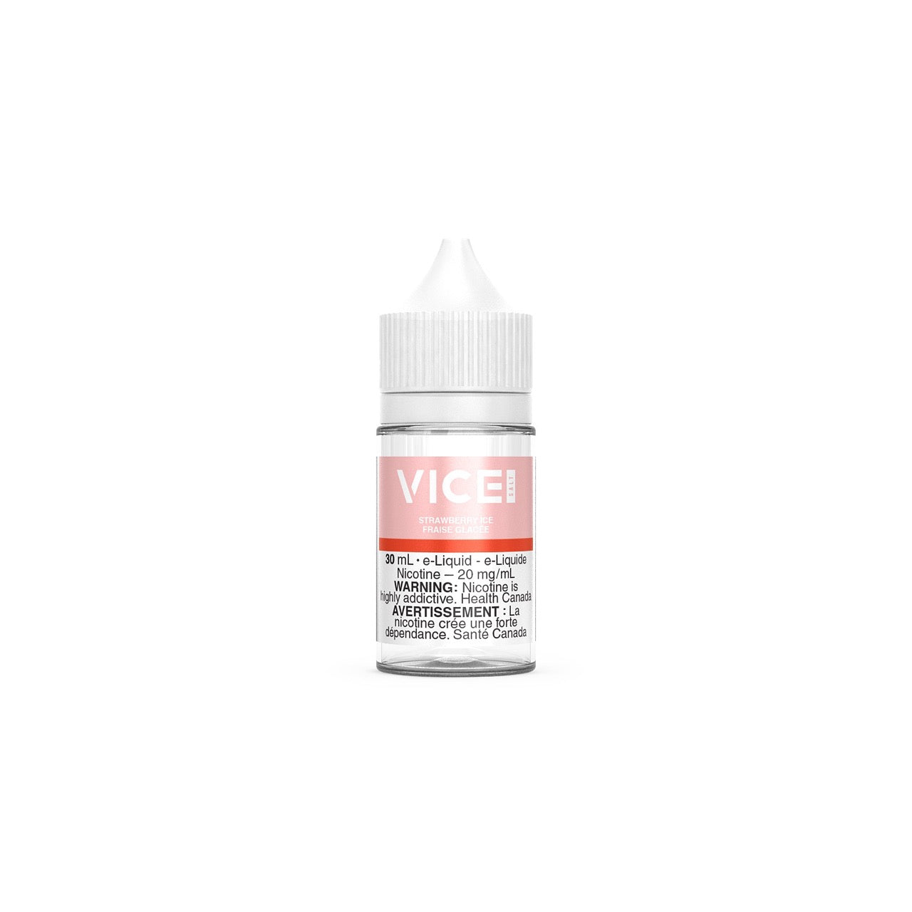 VICE Salt Nic Ejuice 30ml bottle flavour Strawberry Ice