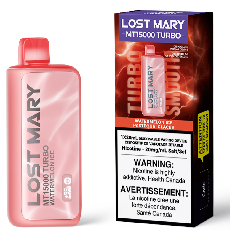 Lost Mary MT15000 Turbo Disposable Vape - Watermelon Ice Cloud Island Vapour Lost Mary MT15000 Turbo Disposable Vape - Watermelon Ice Cloud Island Vapour