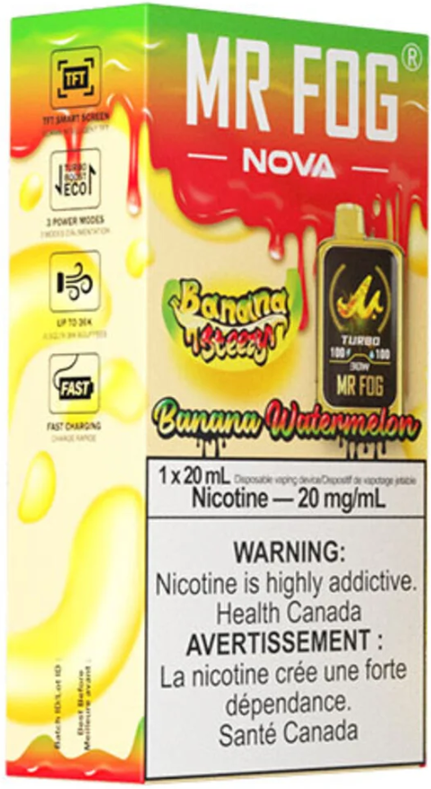 Watermelon MR FOG NOVA Banana Steezy