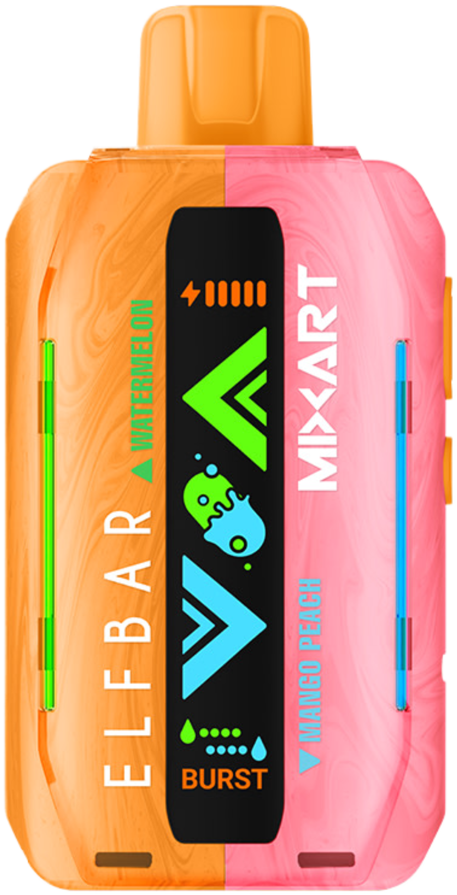 Watermelon Mango Peach ELF BAR MIXART 40K Disposable Vape