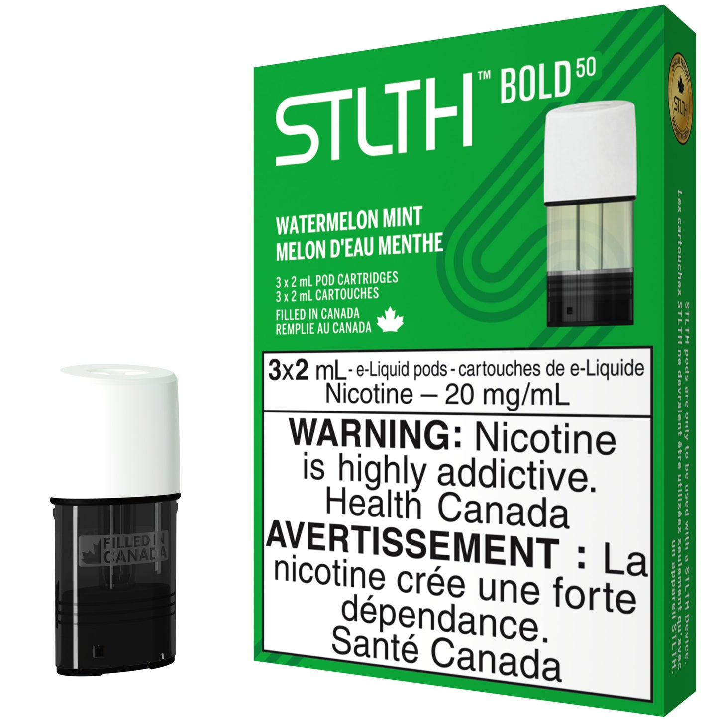 Watermelon Mint STLTH Pod Pack BOLD 50
