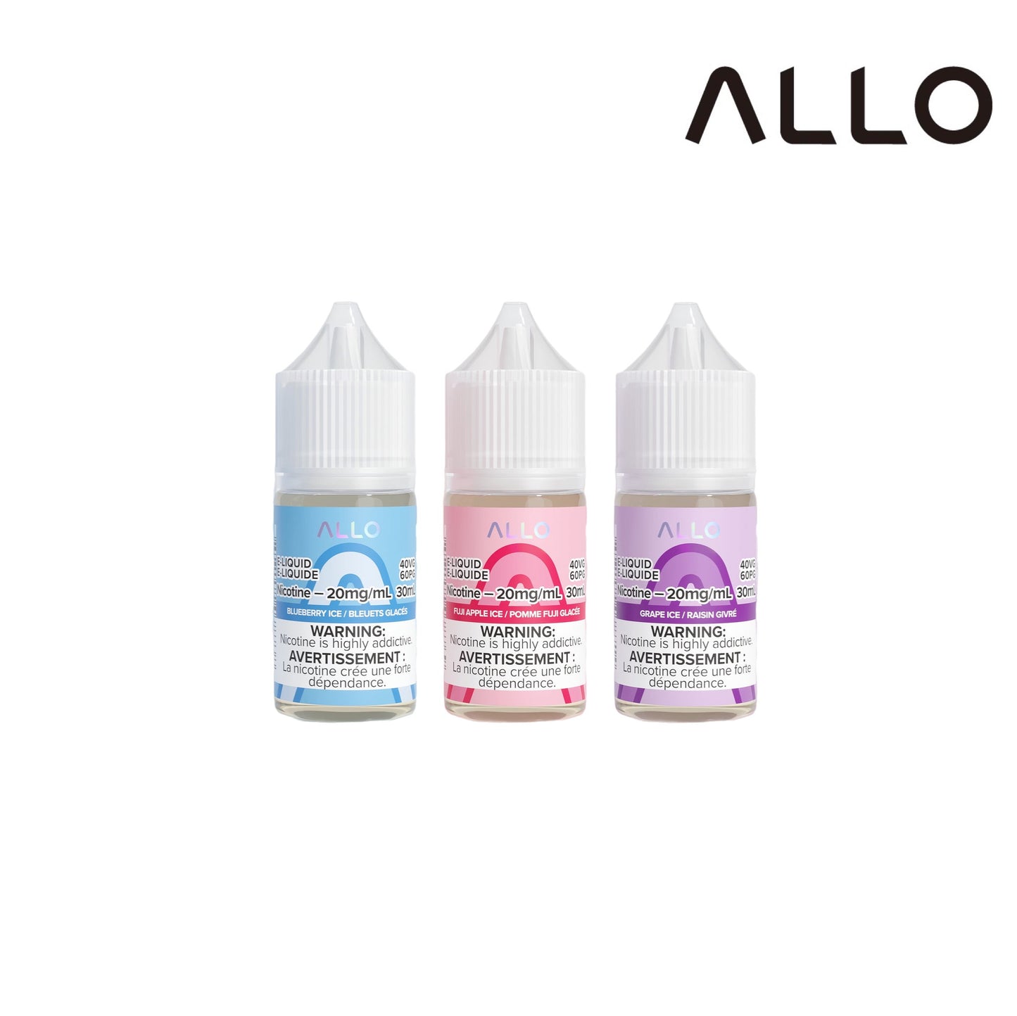 ALLO Salt E-Liquid 30ml bottles