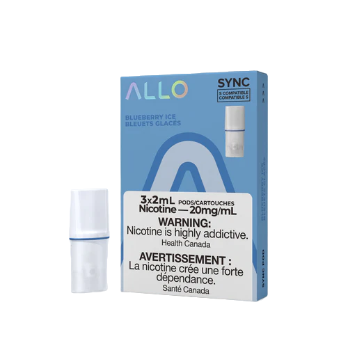 ALLO Sync vape Pods package 3-pack Blueberry Ice