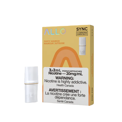 ALLO Sync vape Pods package 3-pack Juicy Mango