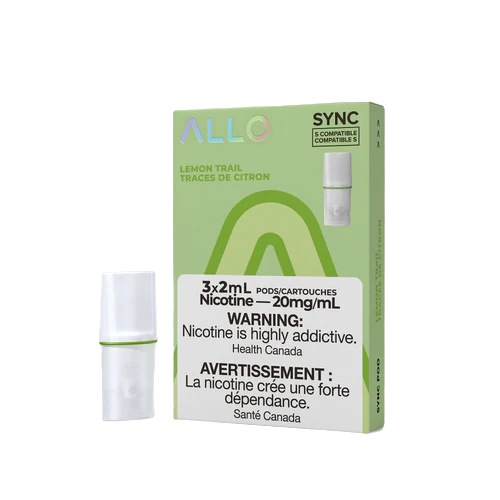 ALLO Sync vape Pods package 3-pack Lemon Trail