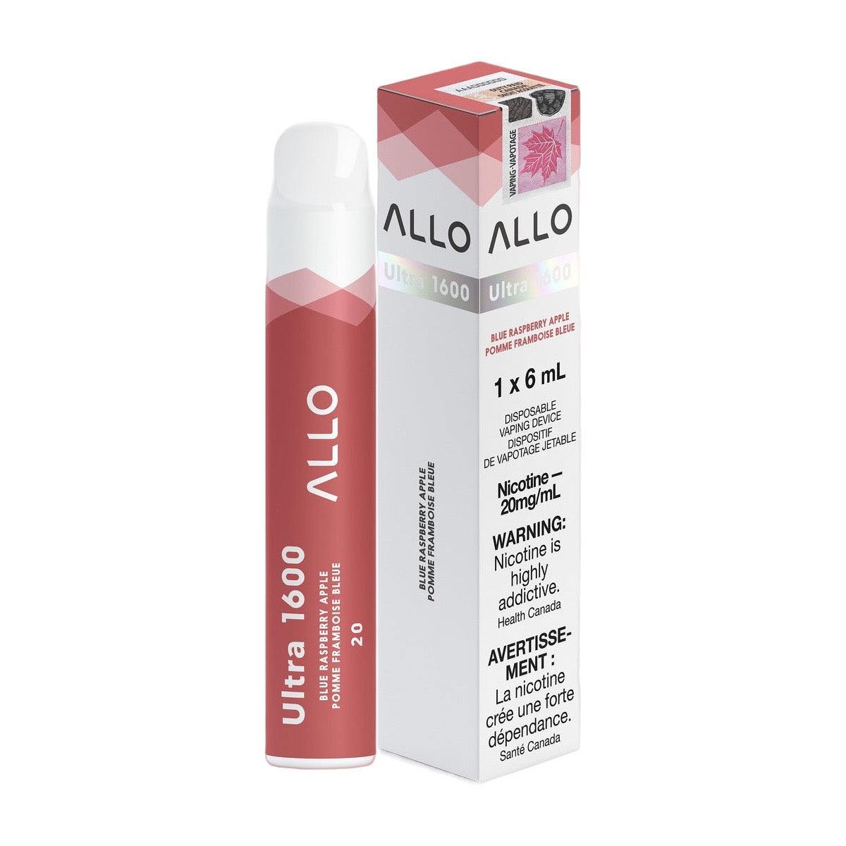 ALLO Ultra 1600 Disposable Vape - Blue Raspberry Apple