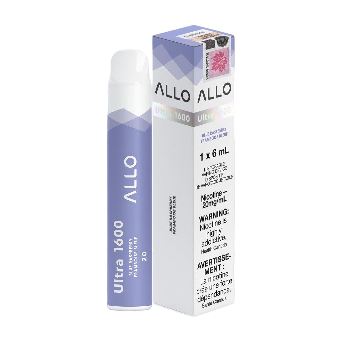 ALLO Ultra 1600 Disposable Vape - Blue Raspberry