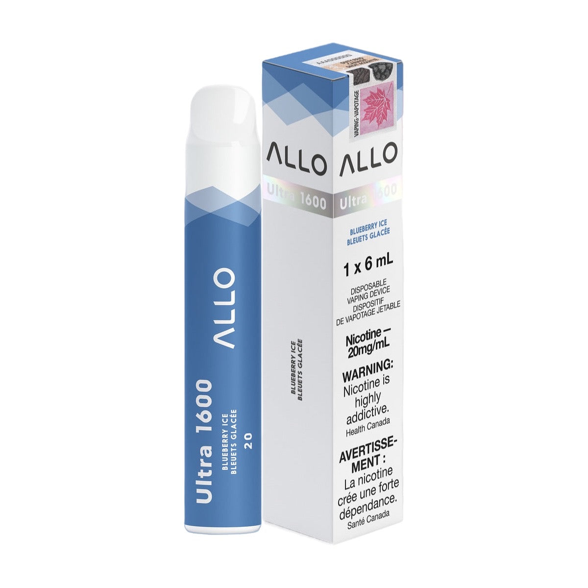 ALLO Ultra 1600 Disposable Vape - Blueberry Ice