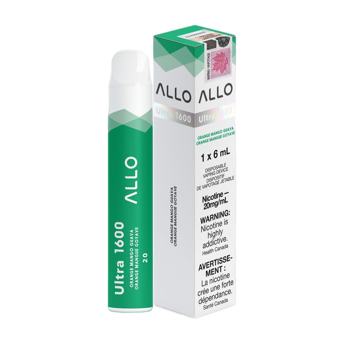 ALLO Ultra 1600 Disposable Vape - Orange Mango Guava