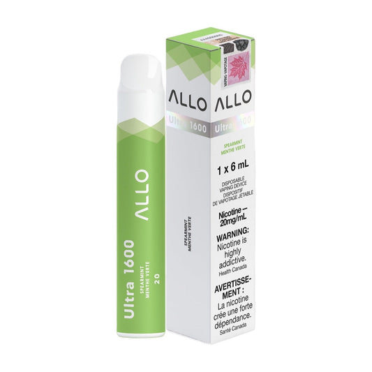 ALLO Ultra 1600 Disposable Vape - Spearmint