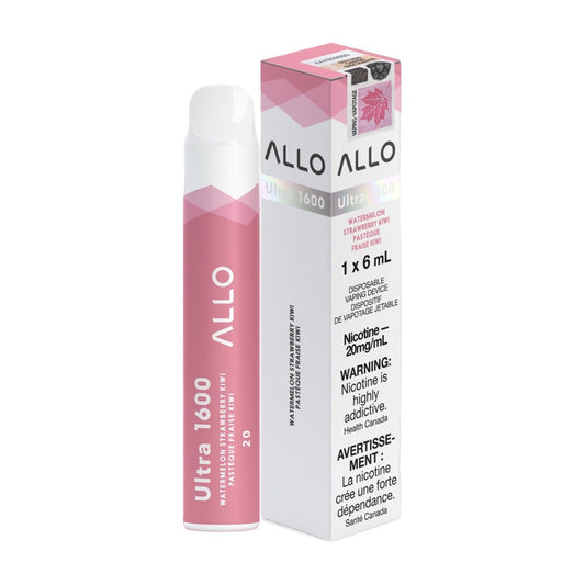 ALLO Ultra 1600 Disposable Vape - Watermelon Strawberry Kiwi