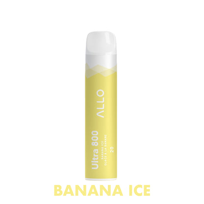 ALLO Ultra 800 Disposable Vape Canada 20mg Flavour BANANA ICE