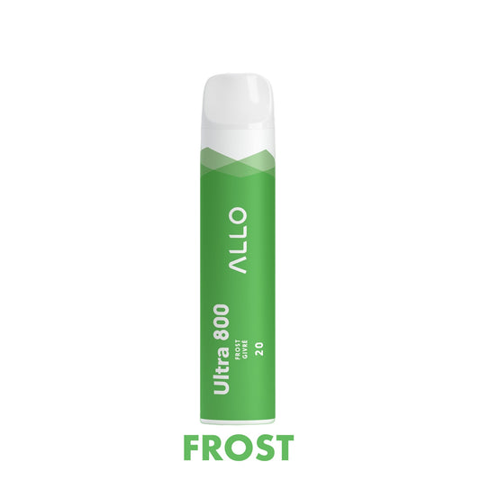 ALLO Ultra 800 Disposable Vape Canada 20mg Flavour FROST