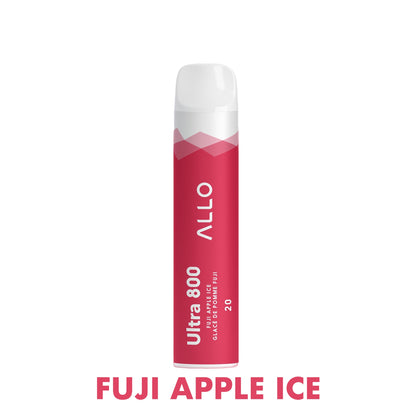 ALLO Ultra 800 Disposable Vape Canada 20mg Flavour FUJI APPLE ICE