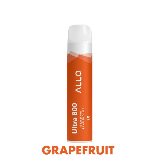 ALLO Ultra 800 Disposable Vape Canada 20mg Flavour GRAPEFRUIT