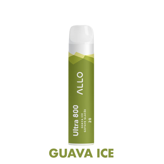 ALLO Ultra 800 Disposable Vape Canada 20mg Flavour GUAVA ICE