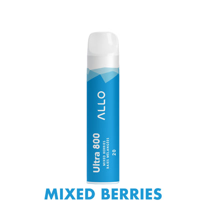 ALLO Ultra 800 Disposable Vape Canada 20mg Flavour MIXED BERRIES